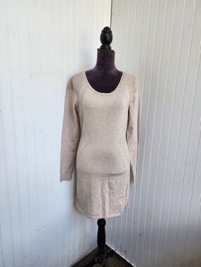 Victoria's Secret | Dresses | Victorias Secret Ribbed Modal Charcoal Long  Sleeve Slip Dress L | Poshmark
